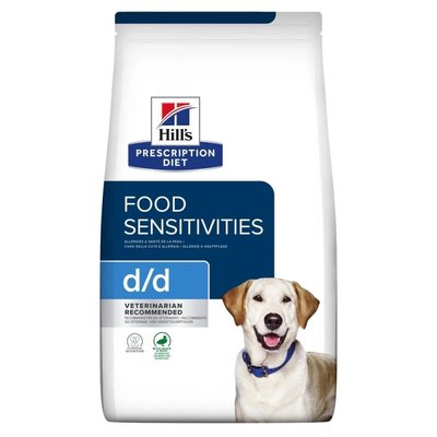 Сухой корм для собак, при пищевой аллергии Hills Prescription Diet Canine d/d 2 кг (утка и рис) - masterzoo.ua
