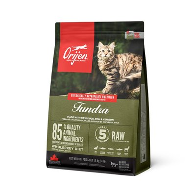 Сухой корм для кошек Orijen Cat Tundra 1,8 кг (ассорти) - masterzoo.ua
