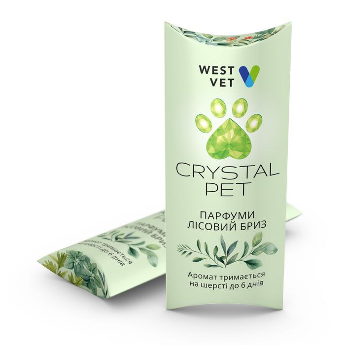 Духи для собак и кошек West Vet Crystal Pet 5 мл - лесной бриз - masterzoo.ua