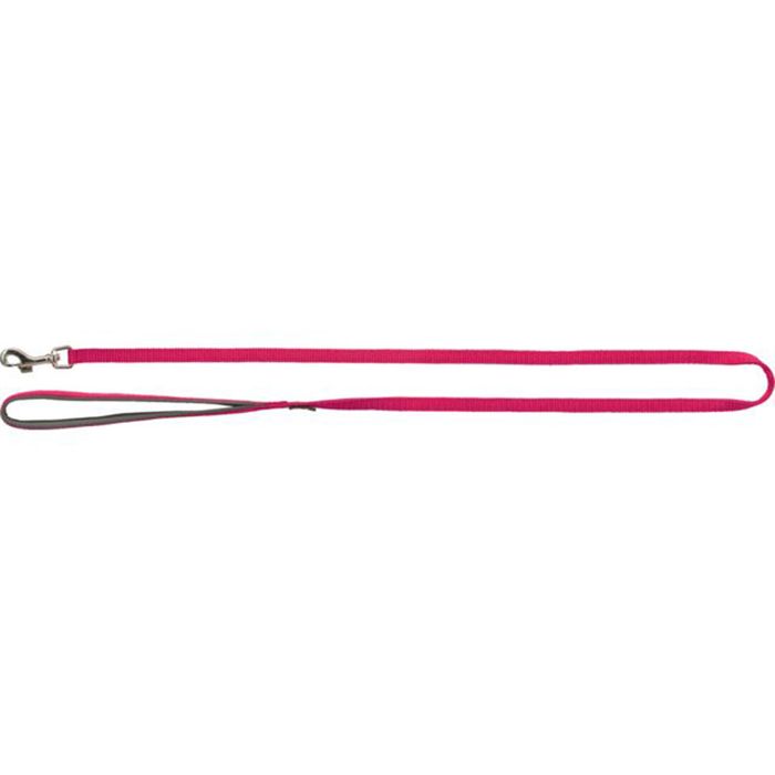 Поводок Trixie нейлоновый с неопреновой петлей «Premium» L-XL 1 м / 25 мм (розовый) - 200311 - masterzoo.ua