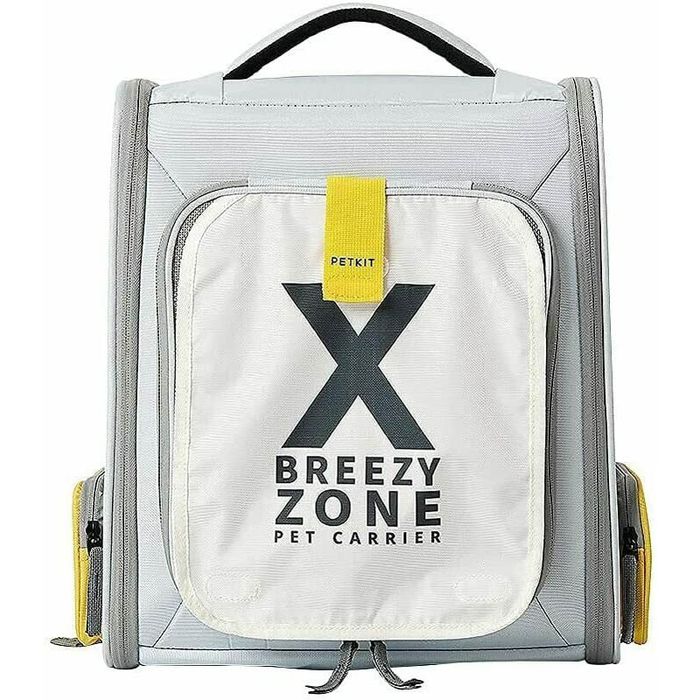 Рюкзак-переноска для собак та котів вагою до 6 кг PETKIT Breezy Zone 35 x 27 x 43 см - masterzoo.ua