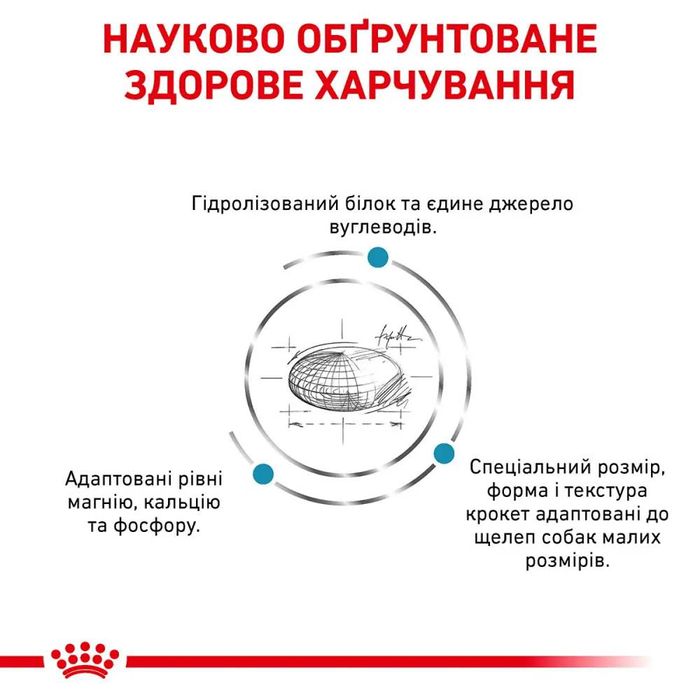 Сухой корм для собак Royal Canin Hypoallergenic Adult Small 1 кг - masterzoo.ua