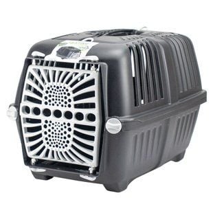 Переноска для котів MPS Eco Pratiko 48х31,5х33 см - чорний - masterzoo.ua