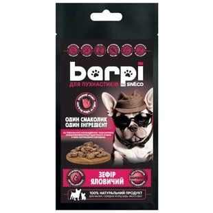 Ласощі для собак Barpi Зефір яловичий 15 г - masterzoo.ua