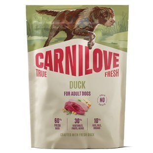 Сухой корм для собак Carnilove True Fresh Adult 1,5 кг - утка - masterzoo.ua