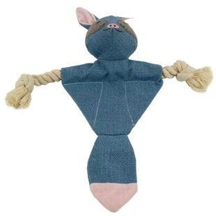 Іграшка для собак Comfy Flatty Plush Pig 39 см - синій - masterzoo.ua