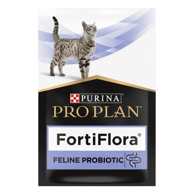 Пробіотик для котів Pro Plan FortiFlora Feline Probiotic, 1шт х 1г - masterzoo.ua