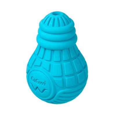 Игрушка для собак GiGwi Bulb Rubber Лампочка | S - 9 см (голубой) - masterzoo.ua