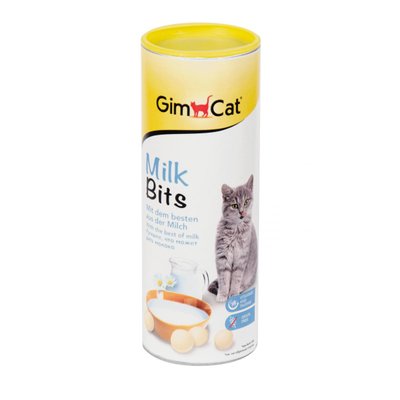 Ласощі для котів GimCat МілкБітс таблетки 425 г (молочні) - masterzoo.ua