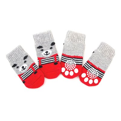 Шкарпетки для собак YIWU Non Skid червоні L - masterzoo.ua