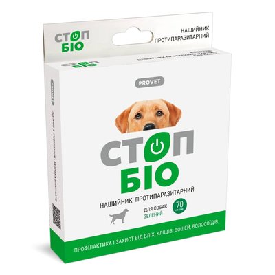Нашийник для собак ProVET «STOP-Біо» 70 см (від зовнішніх паразитів) - masterzoo.ua