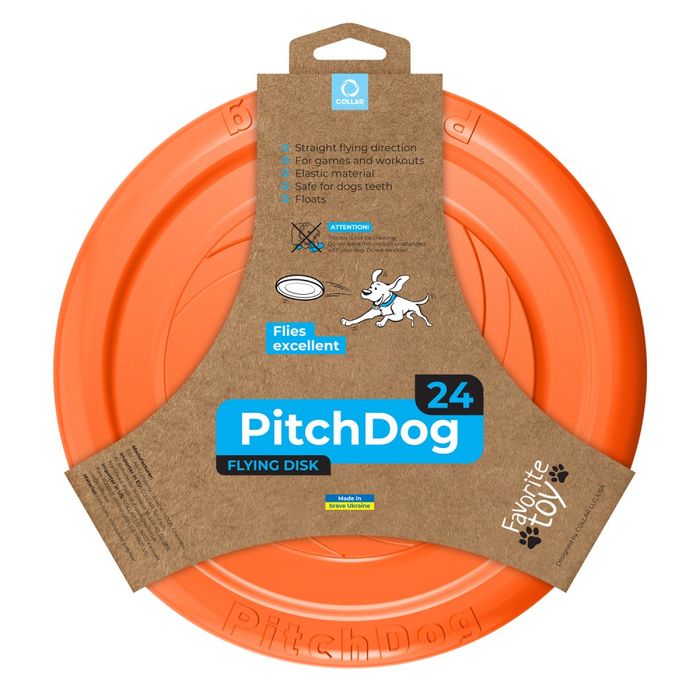 Игрушка для собак GiGwi PitchDog Тарелка для апартовки | d=24 см - masterzoo.ua