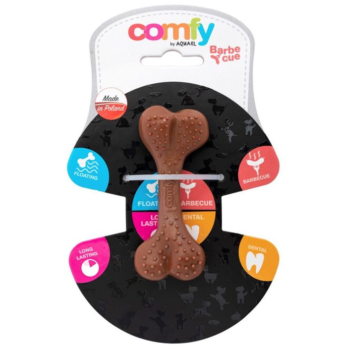 Іграшка для собак Comfy Dental Bone 8,5 см - барбекю - masterzoo.ua