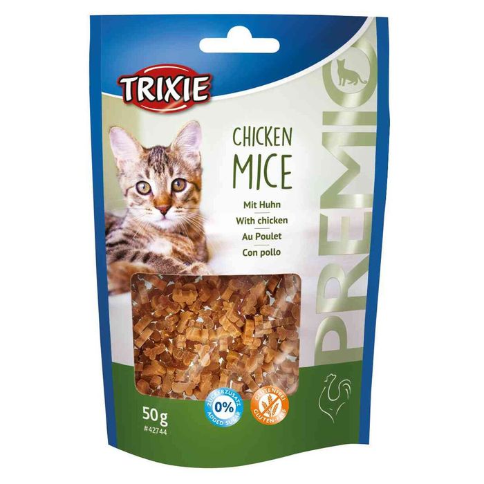 Ласощі для котів Trixie PREMIO Chicken Mice 50 г (курка) - masterzoo.ua