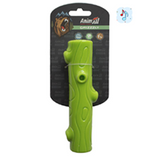 Игрушка AnimAll GrizZzly для собак хрустящая палочка 16х3,5х3,5 см - зеленый - masterzoo.ua