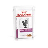 Вологий корм для котів, при захворюваннях нирок Royal Canin Renal pouch 85 г (курка)