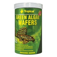 Сухой корм для аквариумных рыб Tropical в пластинках «Green Algae Wafers» 1 л (для травоядных донных рыб) - masterzoo.ua