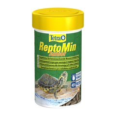Сухий корм для молодих водоплавних черепах Tetra в паличках «ReptoMin Junior» 250 мл - masterzoo.ua