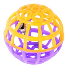 Іграшка для котів Природа М'яч з брязкальцем d=4,5 см (пластик, кольори в асортименті) - masterzoo.ua