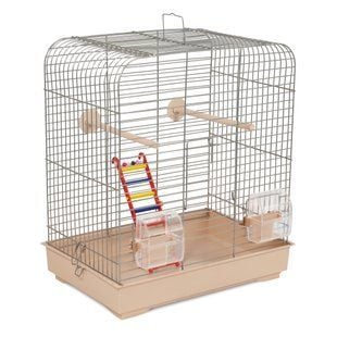 Priroda Белла клітка для птахів 37x25x36 см - бежевий - masterzoo.ua