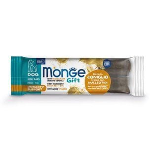 Ласощі для собак Monge Gift Immunity Support 40 г - кролик та нуклеотиди - masterzoo.ua
