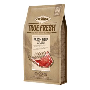 Сухой корм для взрослых собак всех пород Carnilove True Fresh BEEF for Adult dogs 4 кг (говядина) - masterzoo.ua