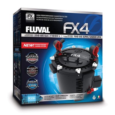 Внешний фильтр Fluval «FX4» для аквариума до 1000 л - masterzoo.ua
