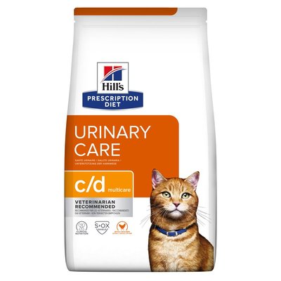 Cухой корм для кошек Hill’s Prescription Diet Urinary Care c/d Multicare 8 кг - курица - masterzoo.ua