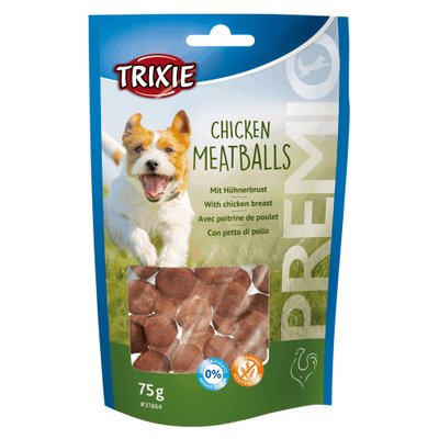 Ласощі для собак Trixie PREMIO Chicken Meatballs 75 г (курка) - masterzoo.ua