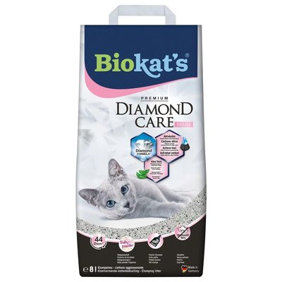 Наполнитель туалета для кошек Biokat's Diamond Fresh 8 л (бентонитовый) - masterzoo.ua
