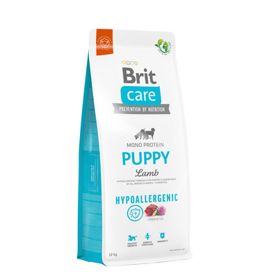 Сухой корм для щенков всех пород Brit Care Dog Hypoallergenic Puppy | (ягненок) 12 кг - masterzoo.ua