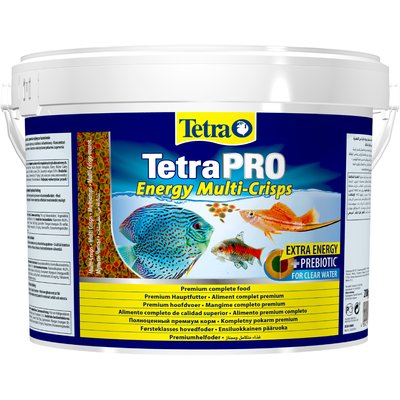 Сухий корм для акваріумних риб Tetra в чипсах «TetraPro Energy» 10 л (для всіх акваріумних риб) - masterzoo.ua