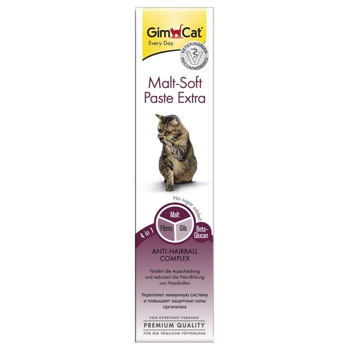 Паста для кошек GimCat Malt-Soft Extra 100 г (для выведения шерсти) - masterzoo.ua