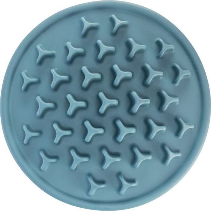 Миска-килимок Trixie Pillars для повільного годування ø 35 см (блакитна) - masterzoo.ua