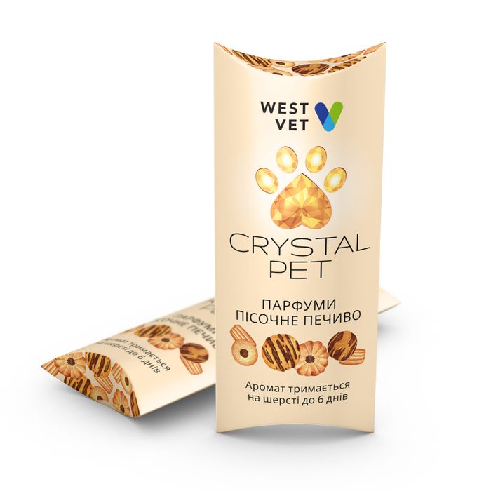 Парфуми для собак та котів West Vet Crystal Pet 5 мл - пісочне печиво - masterzoo.ua