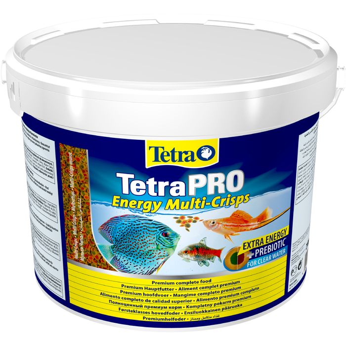 Сухой корм для аквариумных рыб Tetra в чипсах «TetraPro Energy» 10 л (для всех аквариумных рыб) - masterzoo.ua