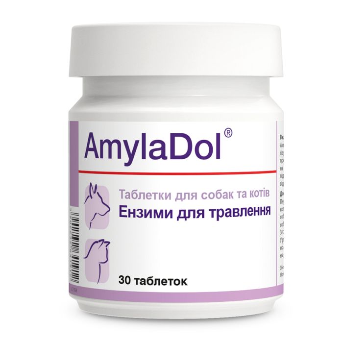 Таблетки для собак та котів Dolfos AmylaDol 30 шт - masterzoo.ua