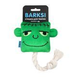 Игрушка для собак Barksi Фрэнки с пищалкой 20х12 см - зеленый - masterzoo.ua