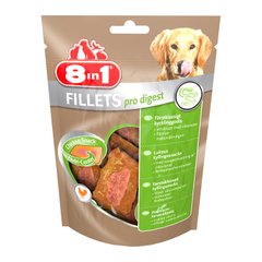 Лакомство для собак 8in1 Fillets Куриное филе 80 г (для чувствительного пищеварения) - masterzoo.ua