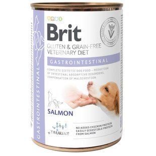 Вологий корм для собак Brit Grain Free Veterinary Diets Gastrointestinal 400 г - лосось - masterzoo.ua