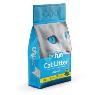 Catfun наповнювач бентонітовий 10 л - без аромату - masterzoo.ua