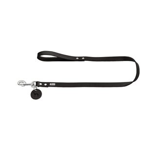 Поводок для собак Hunter Leash 110 см / 13 мм - черный - masterzoo.ua