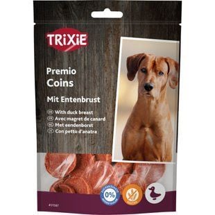 Ласощі для собак Trixie Premio Coins 80 г - качка - masterzoo.ua