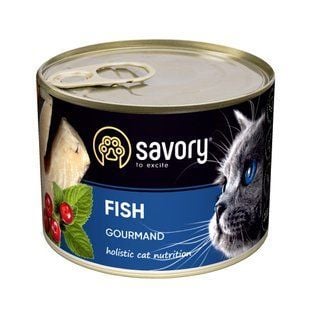 Влажный корм для кошек Savory Adult 200 г - рыба - masterzoo.ua