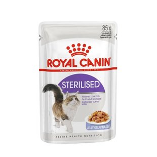 Вологий корм для котів Royal Canin Sterilized Jelly pouch 85 г - masterzoo.ua