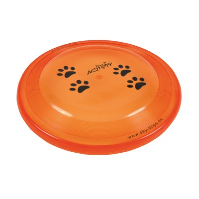 Игрушка для собак Trixie Летающая тарелка d=19 см (пластик, цвета в ассортименте) - masterzoo.ua
