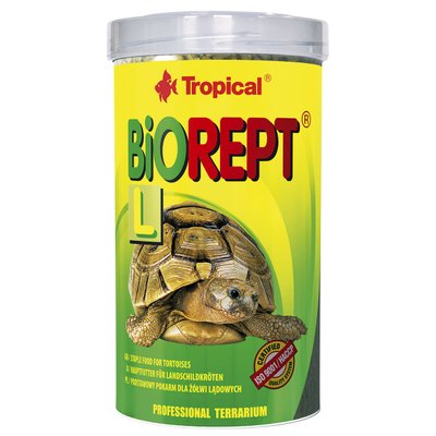 Сухой корм для сухопутных черепах Tropical в палочках «Biorept L» 500 мл - masterzoo.ua