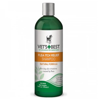 Шампунь для собак Vet's Best Flea Itch Relief 470 мл - masterzoo.ua