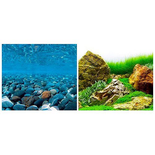 Фон для акваріума Marina 45 см / 7,5 м (дно річки / сад каменів) - masterzoo.ua