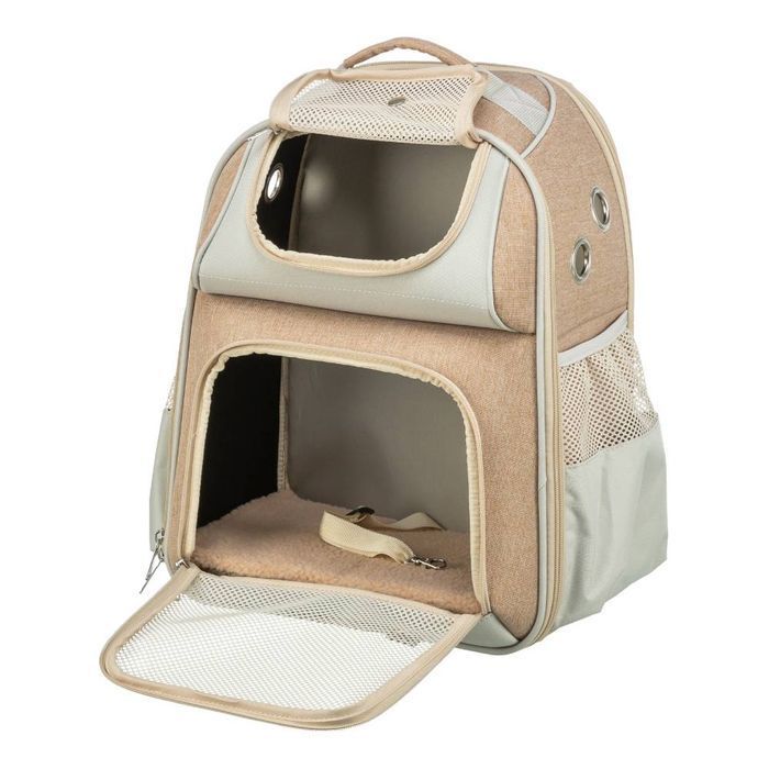 Рюкзак-переноска для котів Trixie Willow 38х25х45 см - бежевий - masterzoo.ua